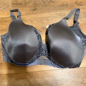Cacique Lane Bryant comfort bliss bra in Charcoal Gray 44H